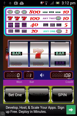 Triple Diamond Slot Machine Screenshot 3