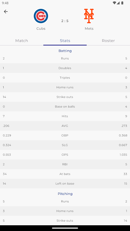 MLB Scores Скриншот 3