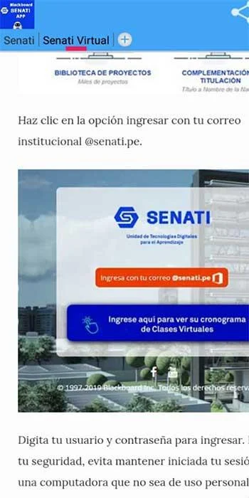 Senati Blackboard应用截图第3张