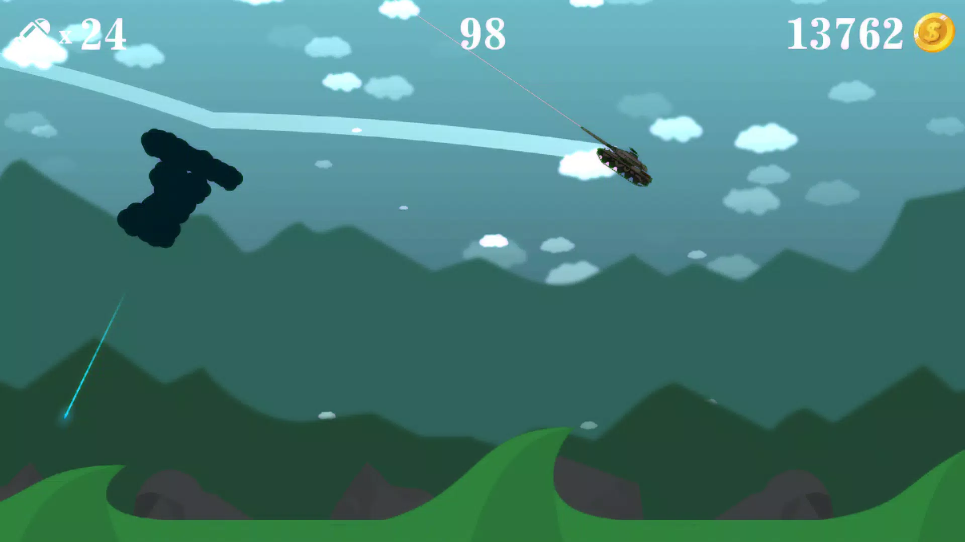 Flip the tank blast shot Captura de pantalla 2