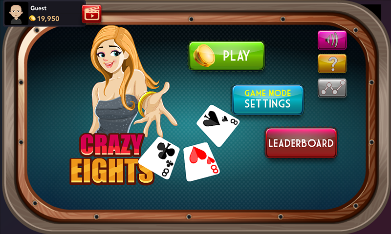 Offline Crazy Eights - Free Card Game應用截圖第1張