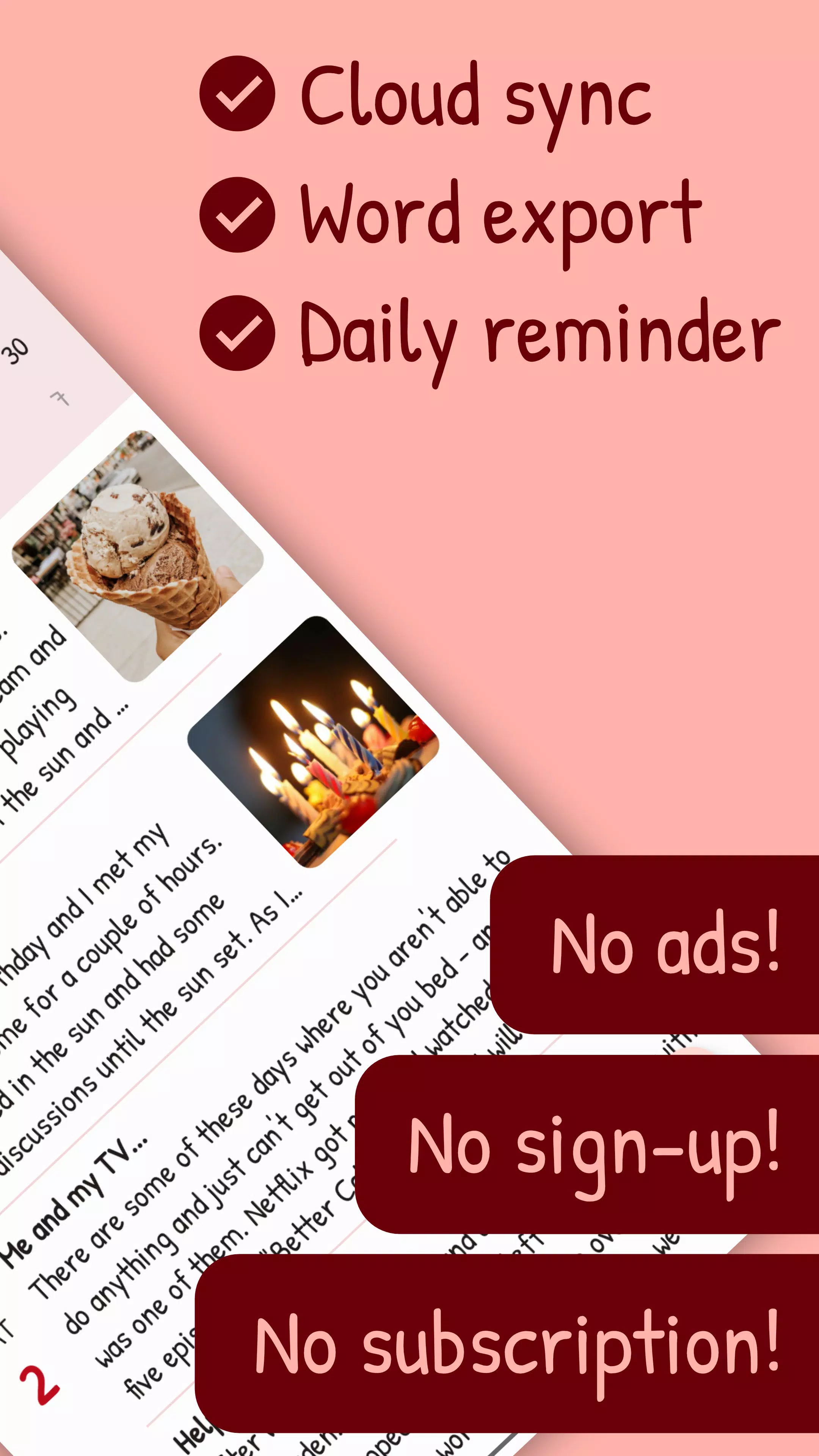 Diarium: Journal, Diary應用截圖第2張