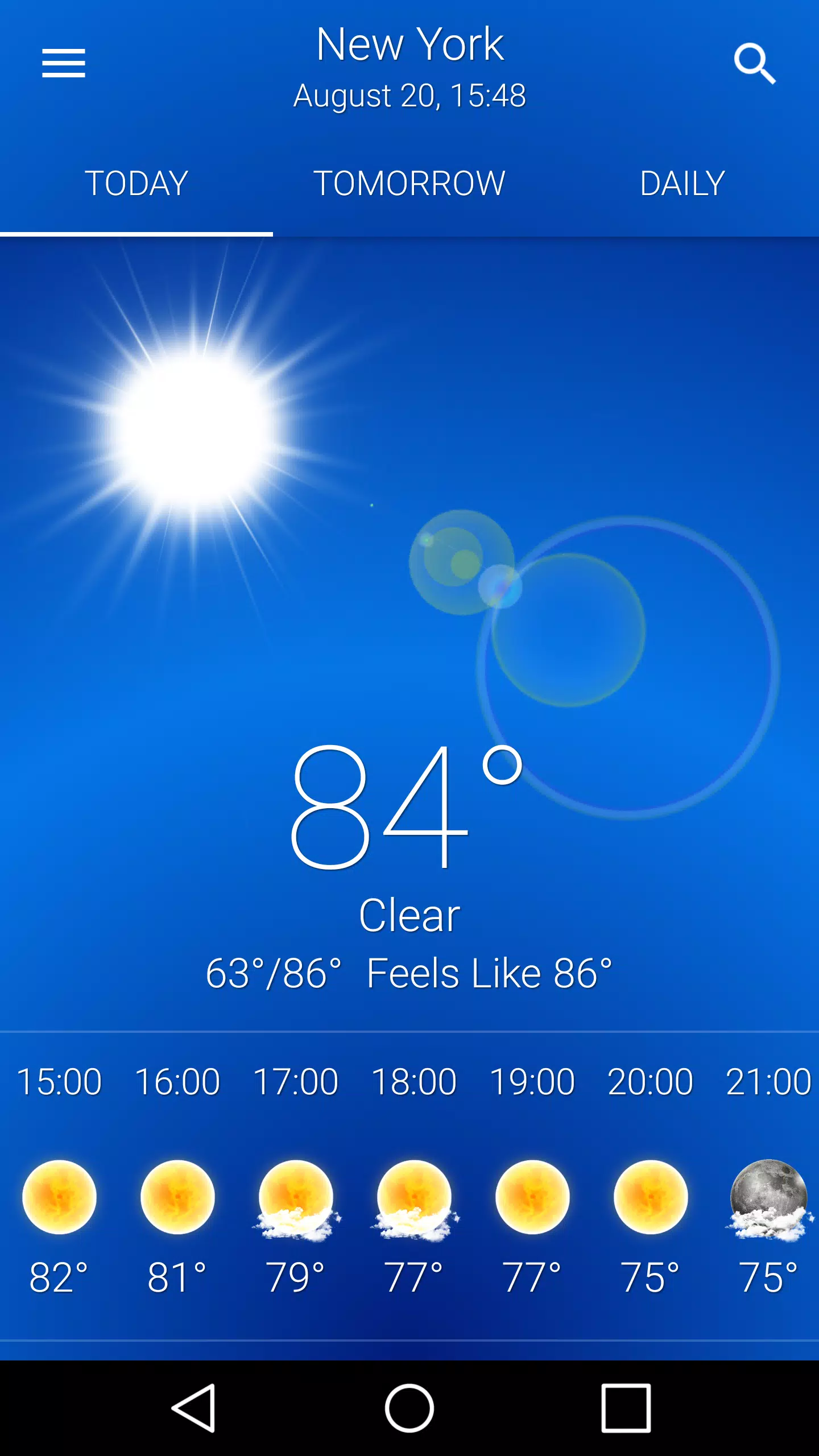 Weather: Clear Skies應用截圖第1張