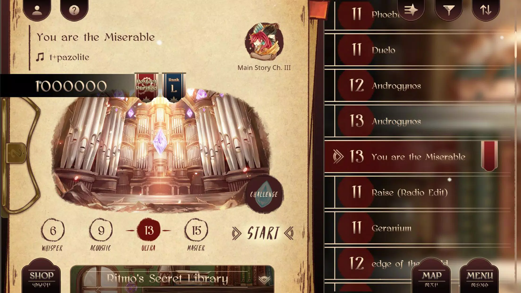 Lanota Скриншот 2