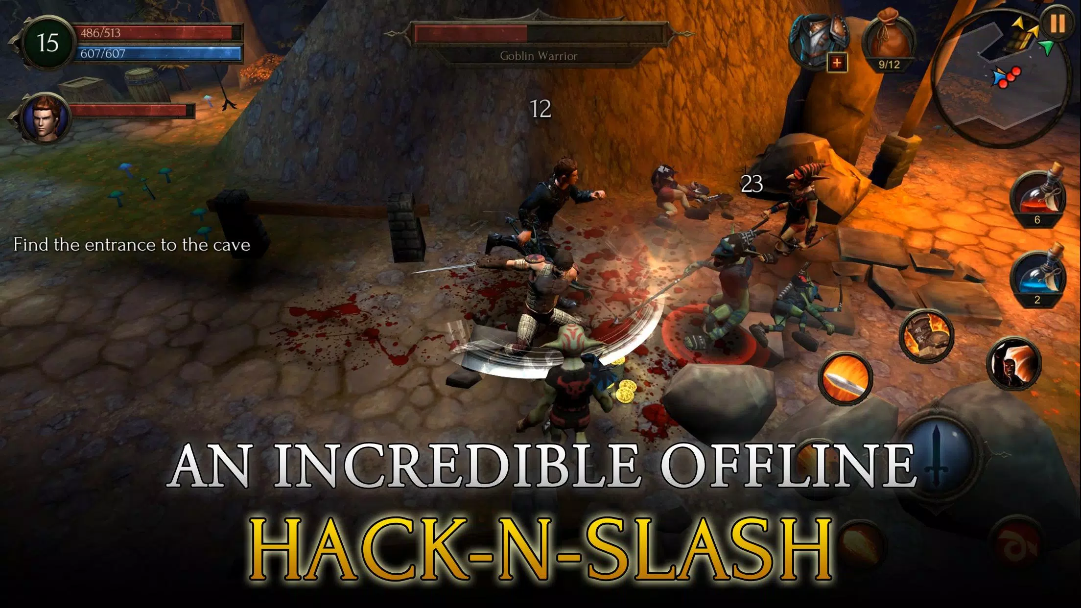 Arcane Quest Legends Offline स्क्रीनशॉट 1