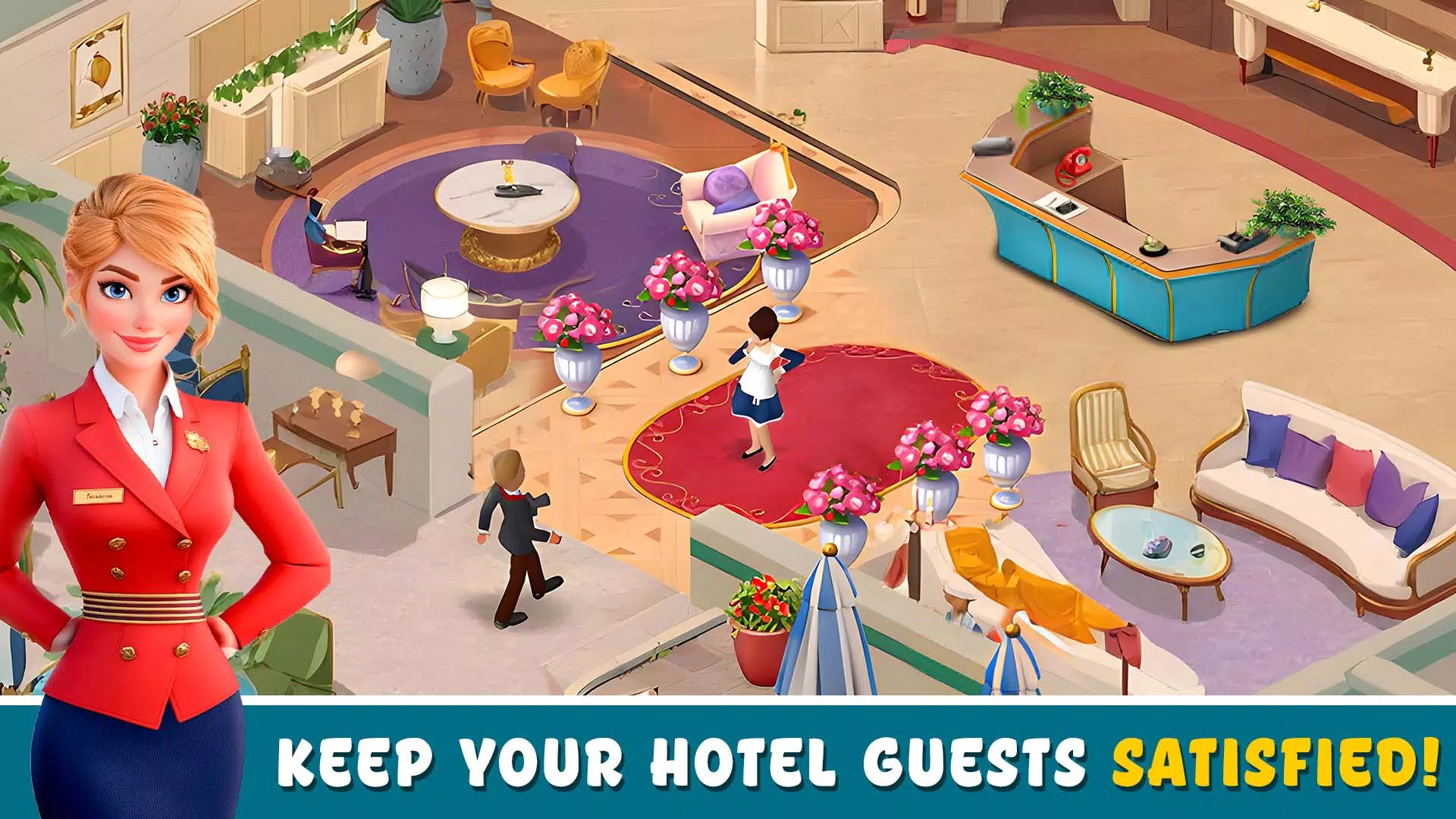 Hotel games: idle hotel tycoon 스크린샷 2