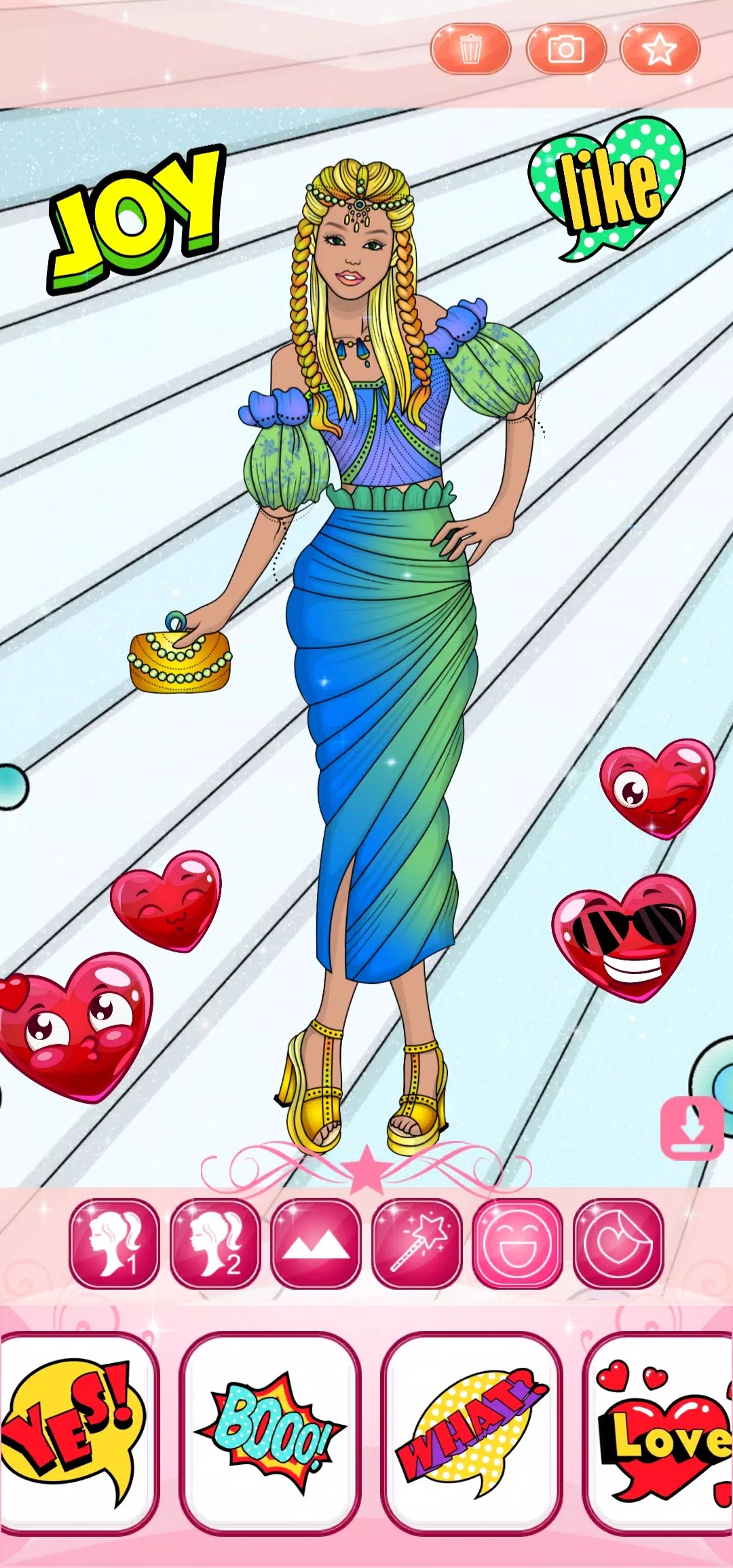 Dress Up Games & Coloring Book Capture d’écran 3