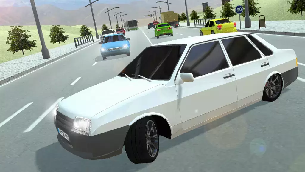 Russian Cars: 99 and 9 in City Capture d’écran 3