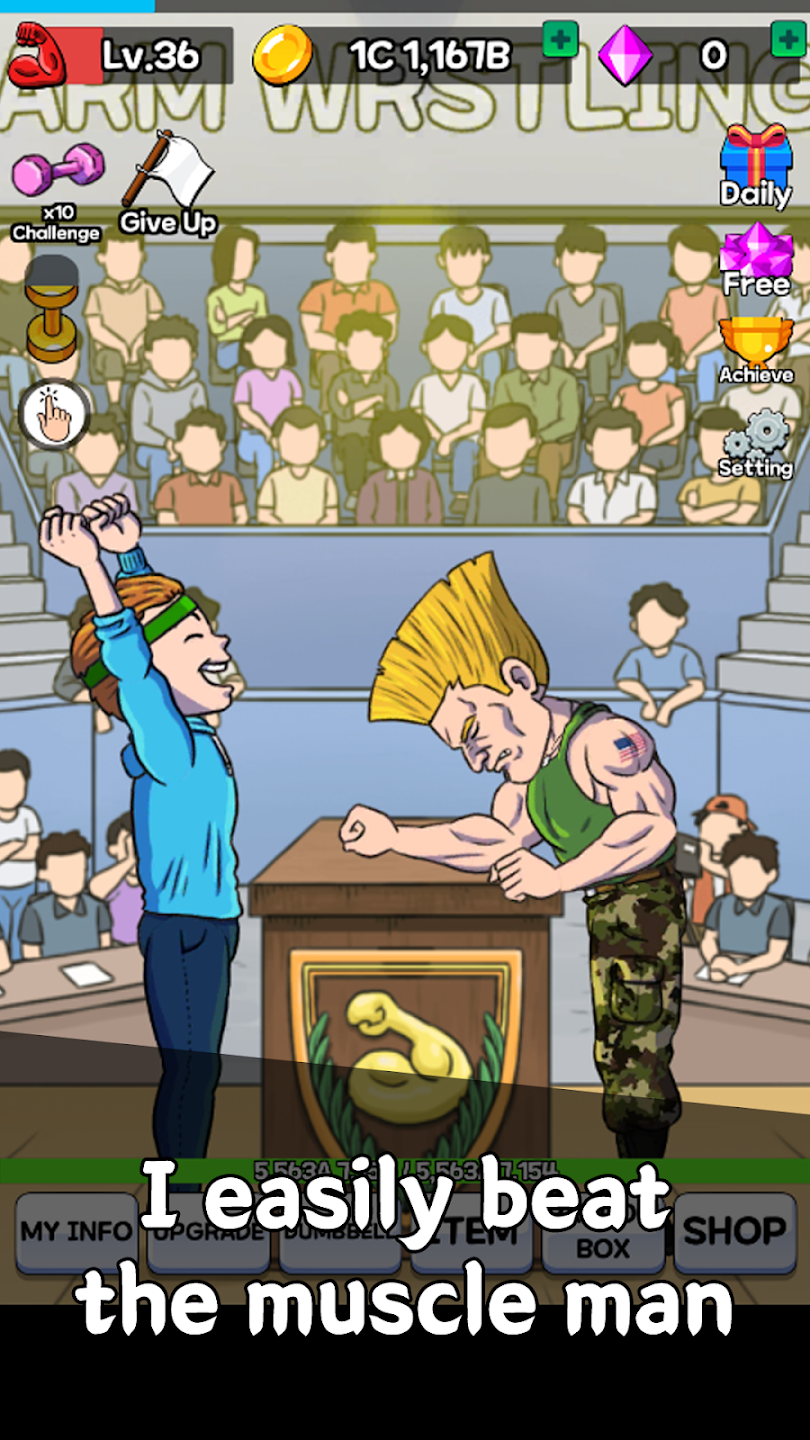 Arm Wrestling Clicker APK 스크린샷 4