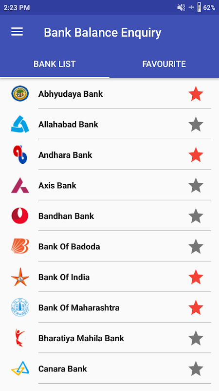 Bank Balance Enquiry Screenshot 2