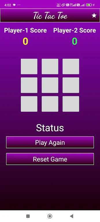 Tic Tac Toe Game App Captura de tela 1