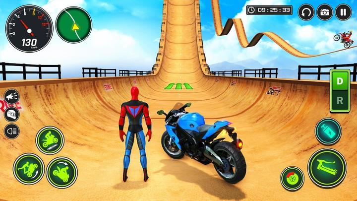 Superhero Bike Stunt Games GT Скриншот 3