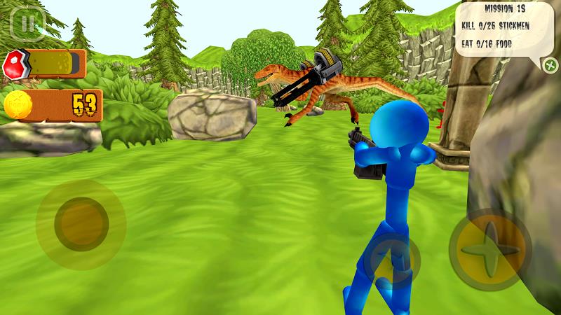 Stickman Dinosaur Hunter Capture d'écran 4