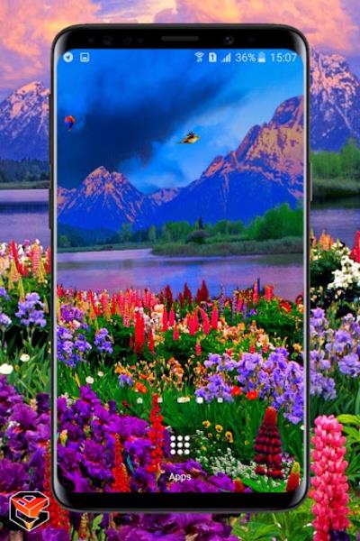 Valley of Flowers live wallpaper स्क्रीनशॉट 1