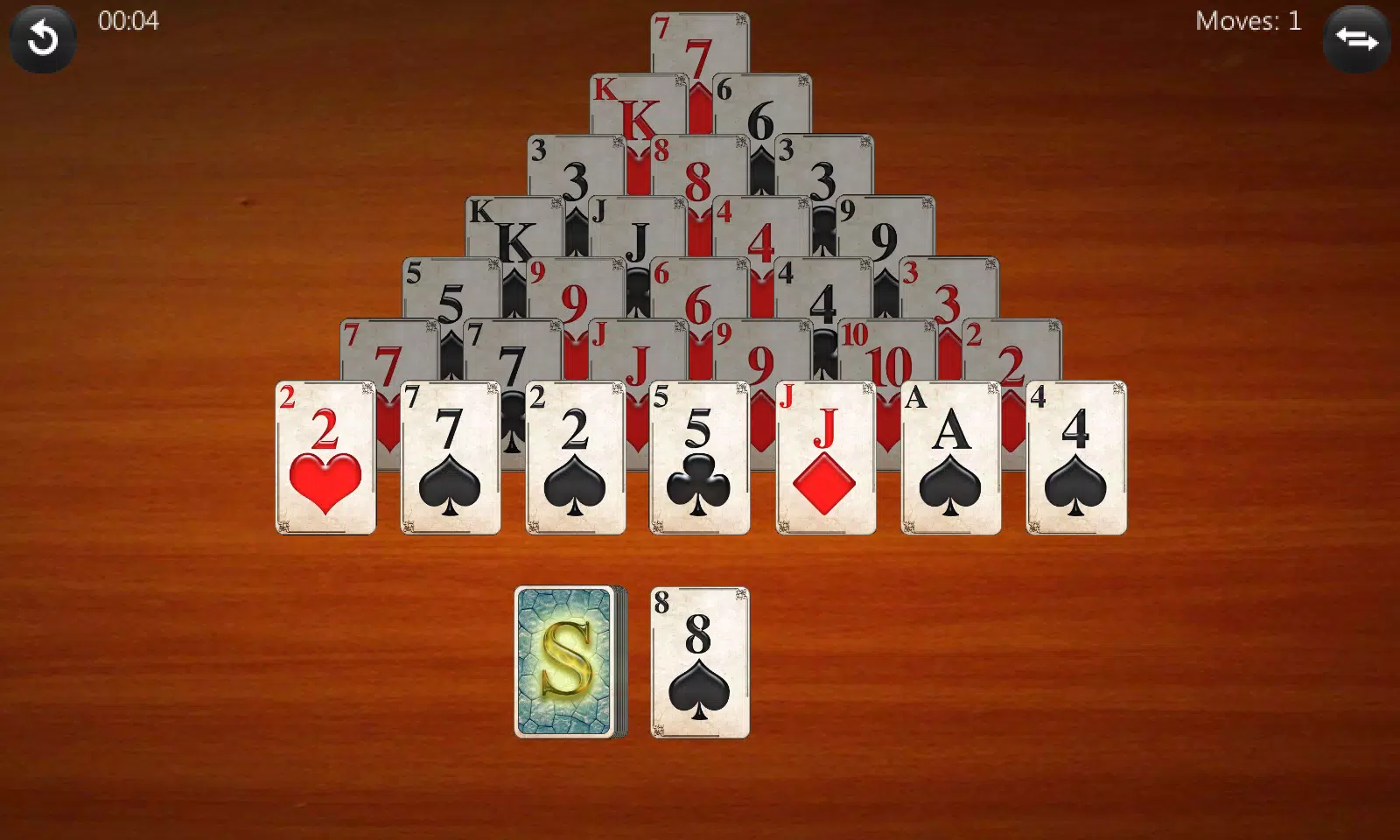 Pyramid Solitaire 스크린샷 1