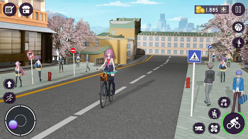 Sakura High School Girls Games Captura de tela 2