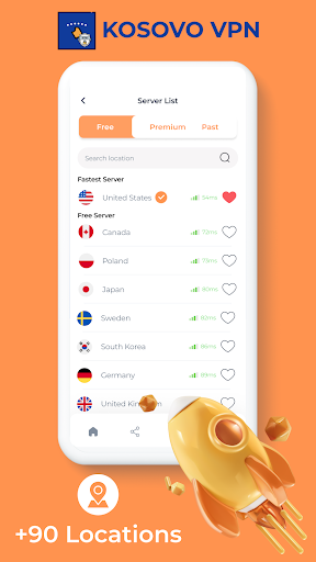 Kosovo VPN - Private Proxy スクリーンショット 3