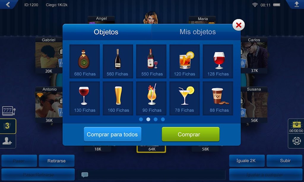 Poker Latino HD Screenshot 2