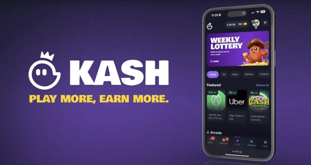 Gana dinero jugando con Kash, la plataforma definitiva para ganar dinero