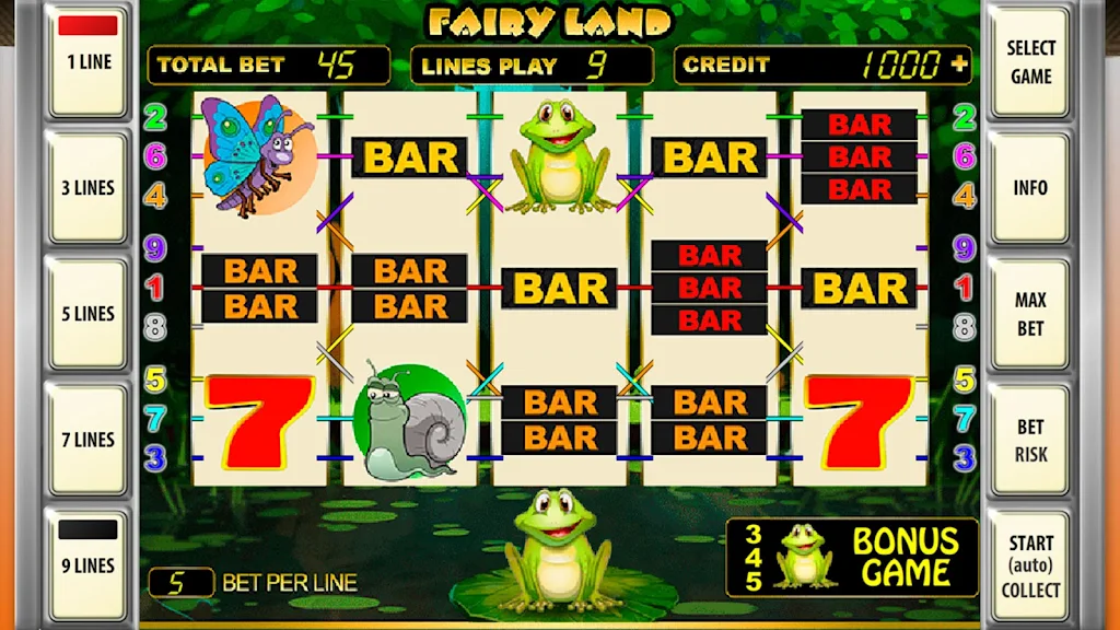 Slot machines Fairy Land Deluxe Captura de pantalla 2
