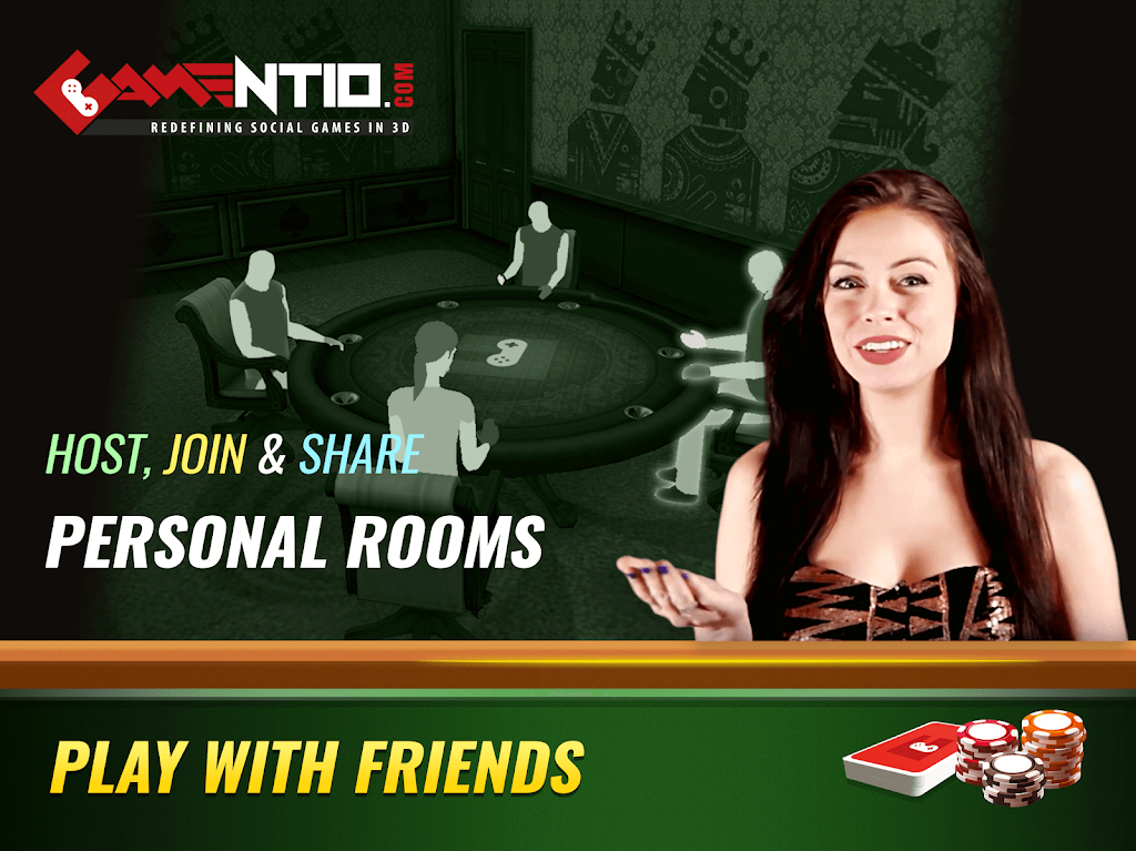 Gamentio 3D: Poker Teenpatti R Скриншот 3