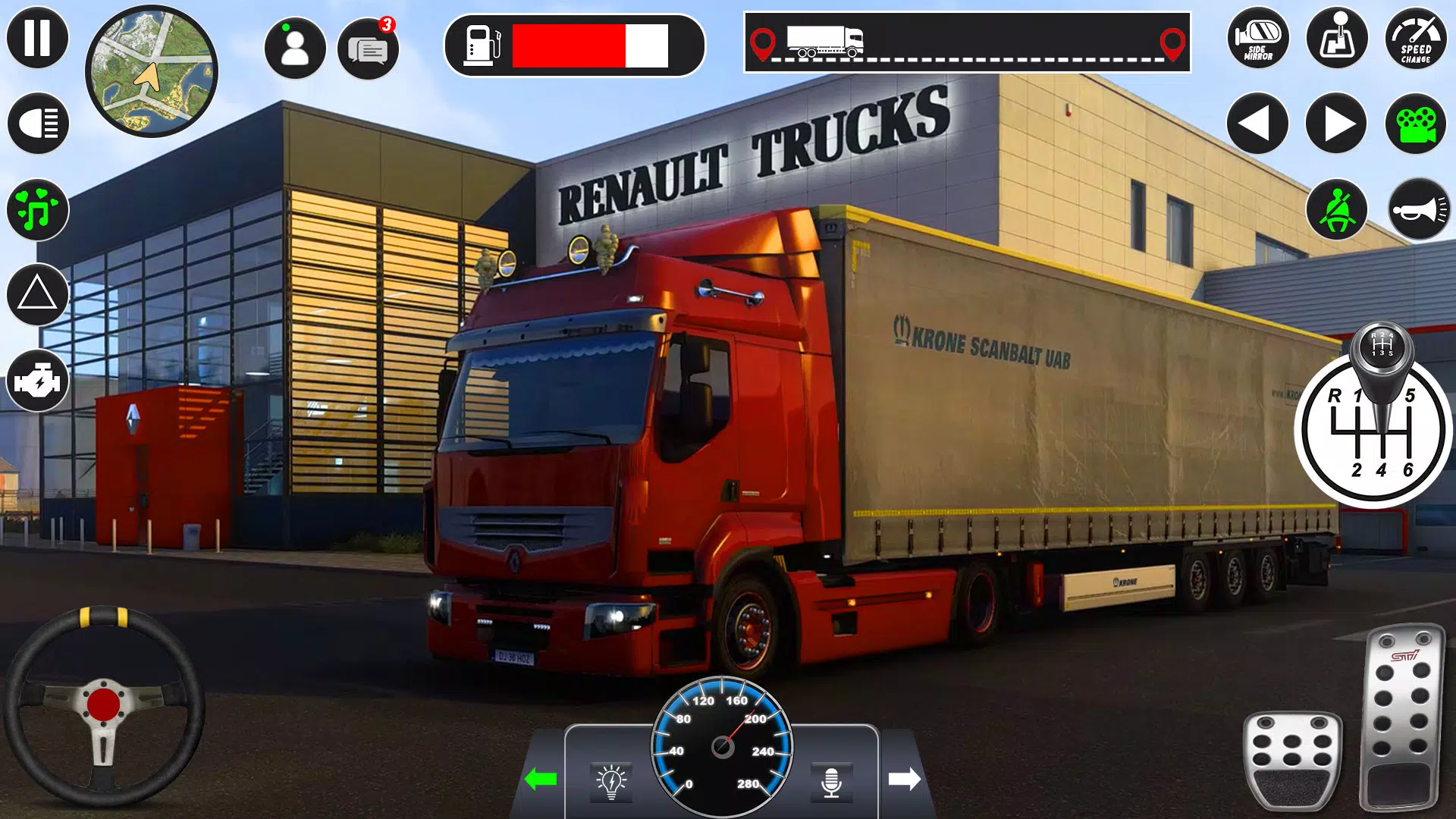 Euro Cargo Truck Simulator 3D Captura de tela 3