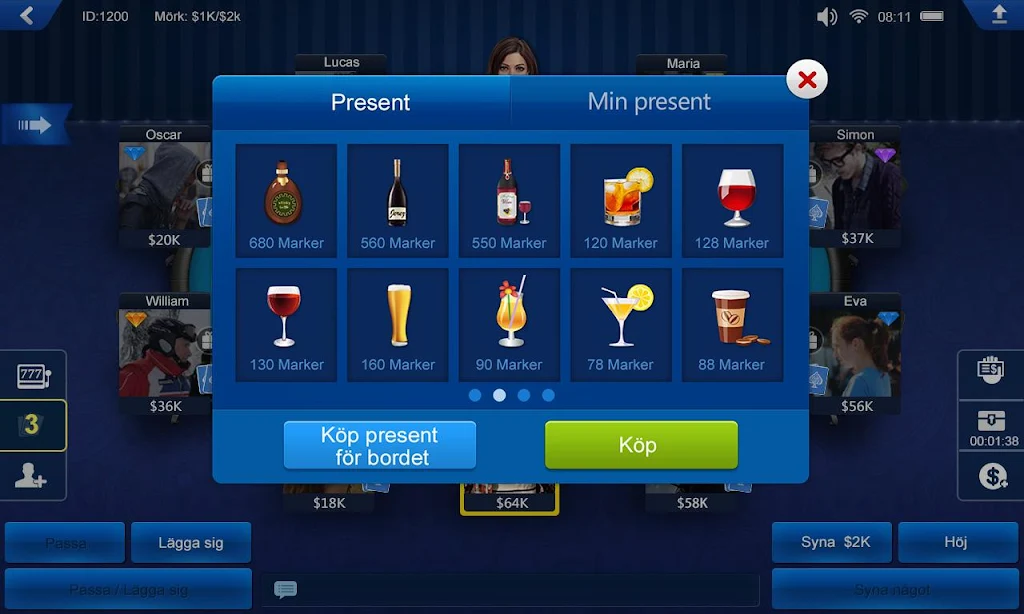 Poker Sverige HD Capture d’écran 2