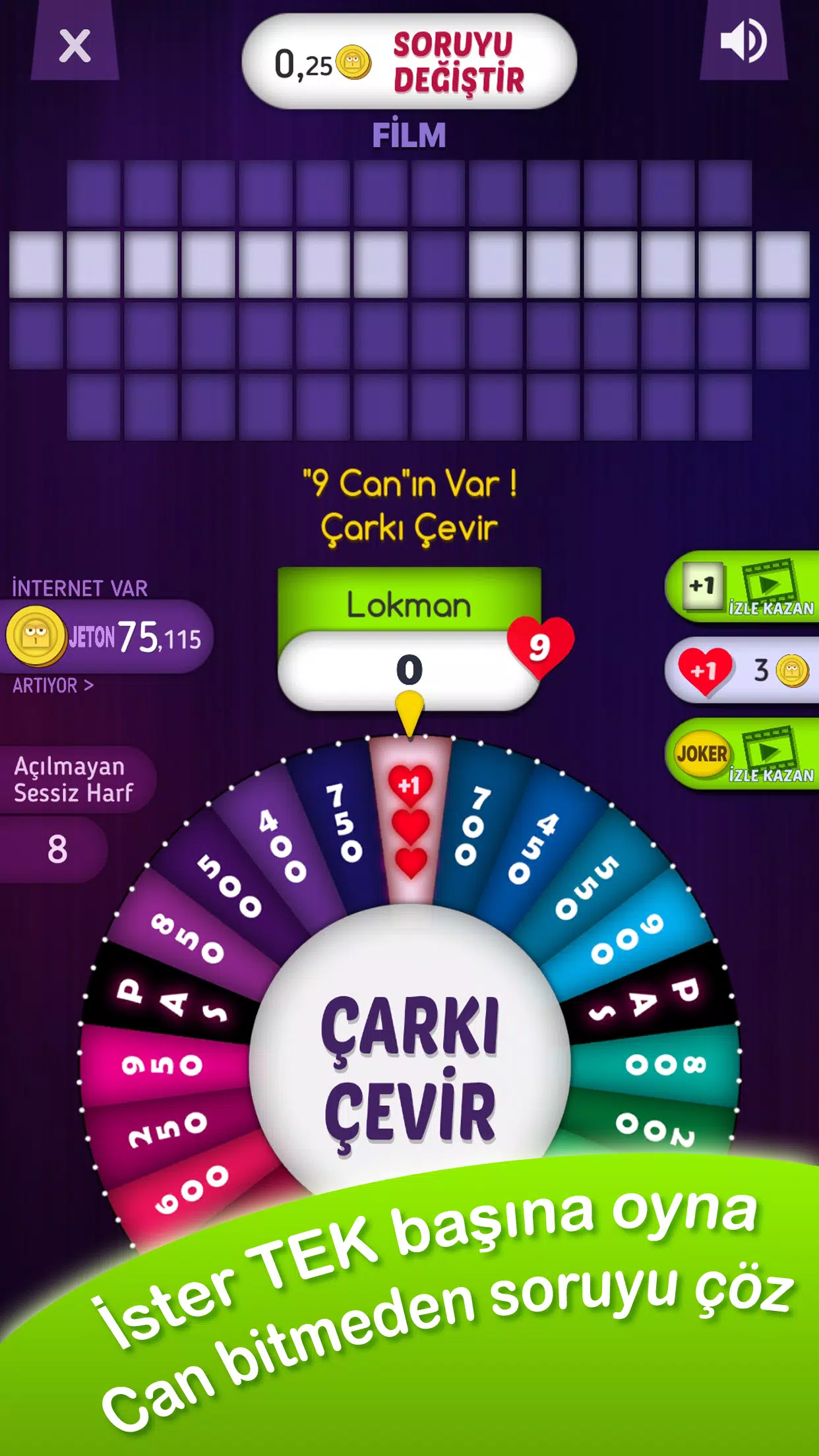 Çarkıfelek Mobil - Zarf Seç应用截图第1张