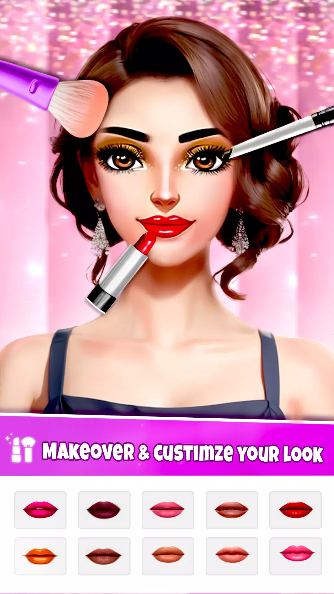 Fashion Dress Up, Makeup Game Capture d’écran 1