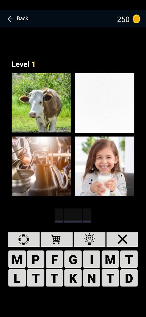 Puzzle: 4 pics 1 word offline Captura de tela 3