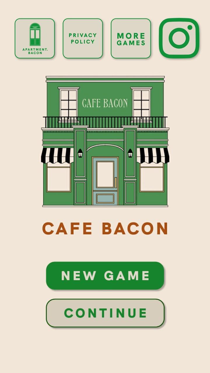 CAFE BACON : room escape Captura de pantalla 1