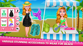 Summer Beach Girl Fun Activity 스크린샷 2