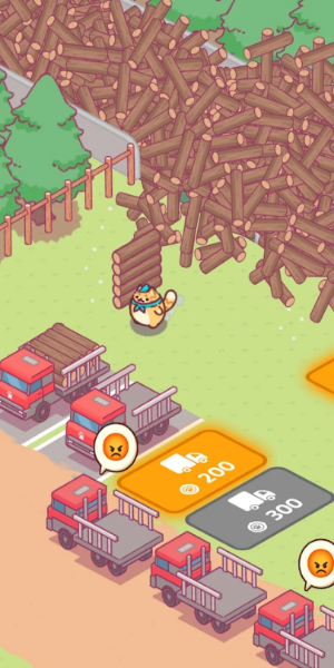 Lumbercat: Adorable Idle Tycoon應用截圖第1張