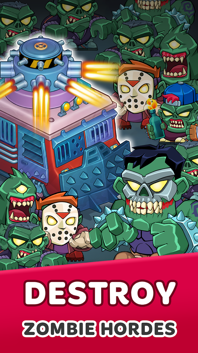 Zombie Van: Tower Defense TD स्क्रीनशॉट 4