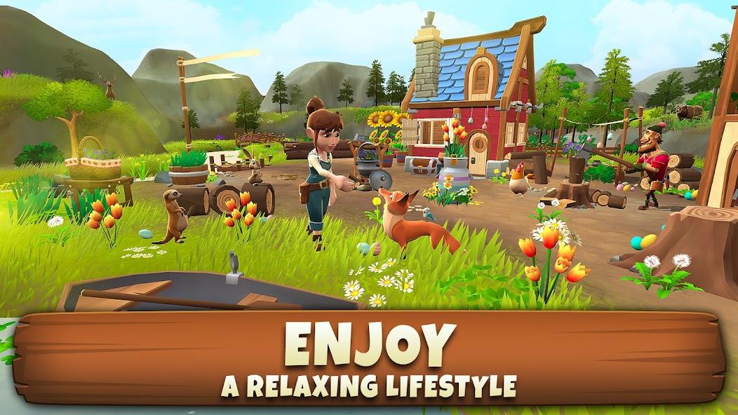 Sunrise Village: Farm Game Mod Скриншот 3