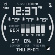 Weather for Wear OS Captura de pantalla 1