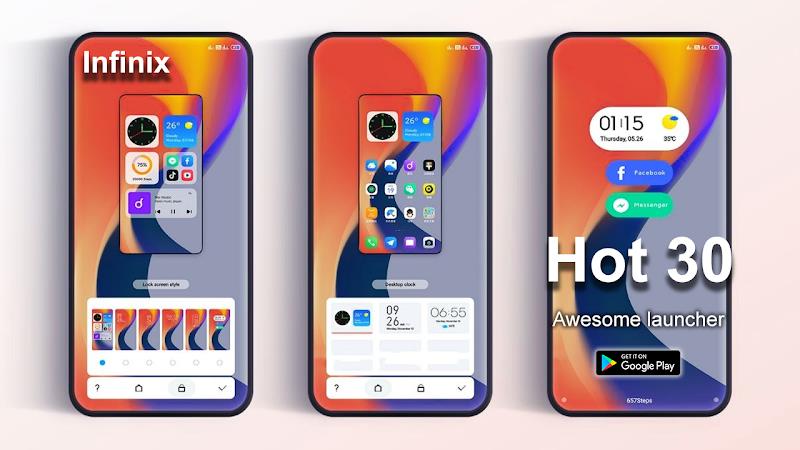 Infinix Hot 30 Launcher:Themes 스크린샷 3