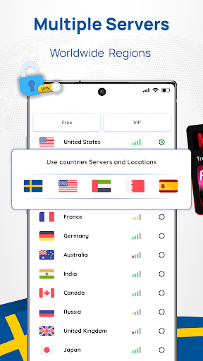 Sweden VPN: Get Sweden IP Captura de tela 2