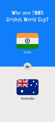 Cricket WorldCup: QuizMaster應用截圖第4張