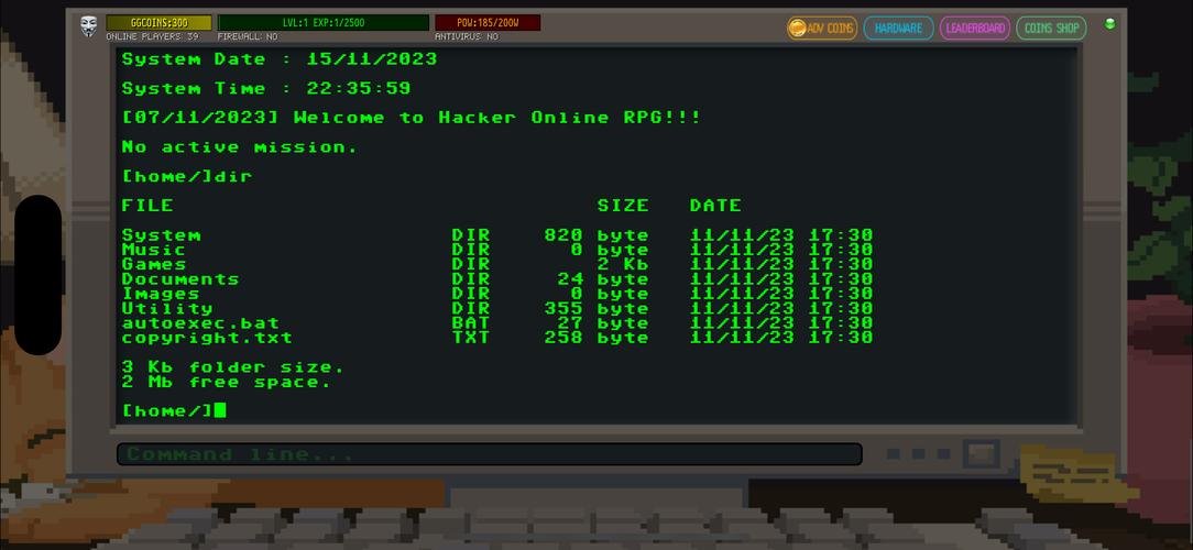 Hacker Online RPG應用截圖第3張