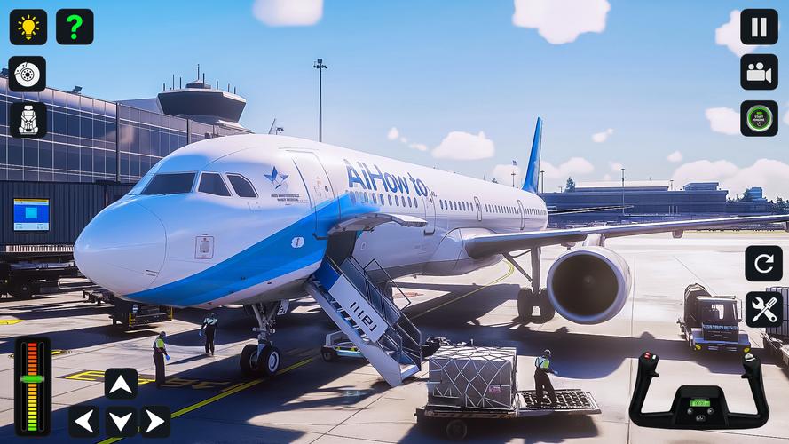 Airplane Simulator 3D Offline Screenshot 4