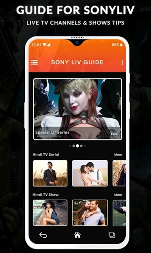 SonyLiv - Live TV Shows, Cricket & Movies Guide Screenshot 2