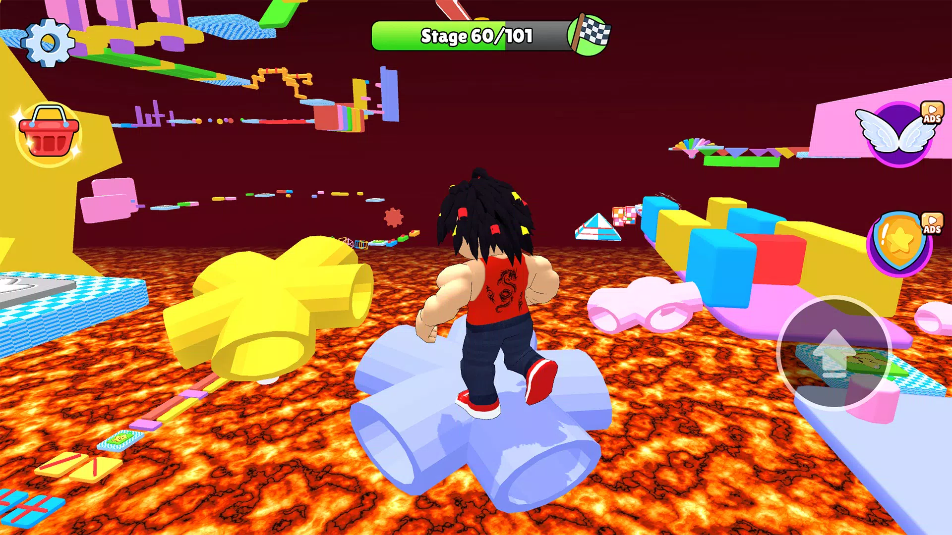 Parkour Adventure Jump Up Game Screenshot 4