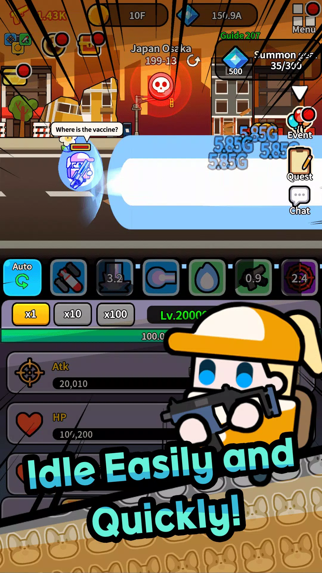 Legend Z Hunter : Idle RPG War应用截图第3张