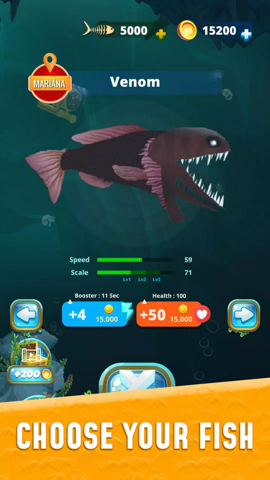Grow Fish.io : Fish Hunter スクリーンショット 2