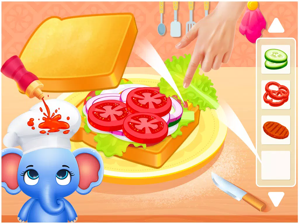 Animal Cafe Cooking Game Captura de tela 3
