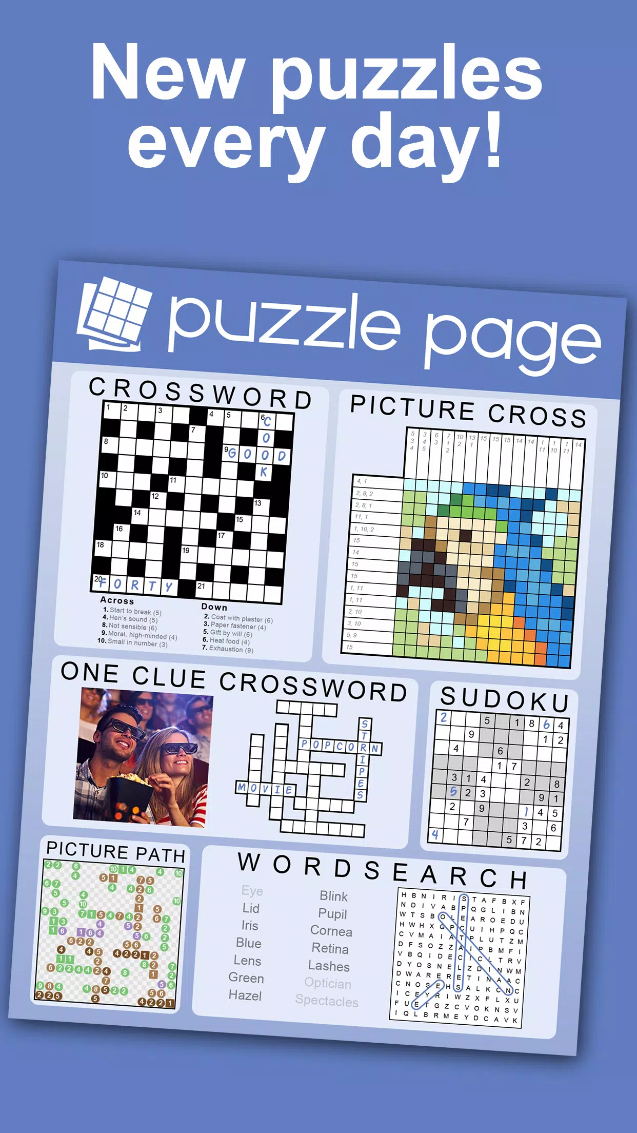 Puzzle Page Screenshot 1