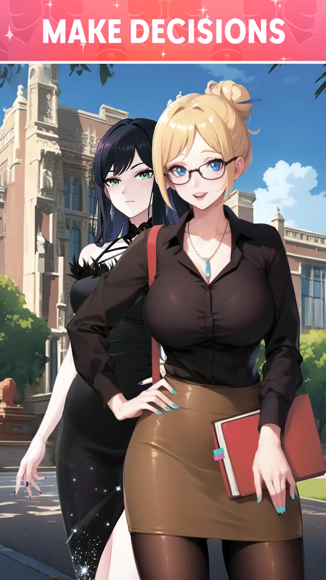 Anime Dating Sim: Steamy Waifu Captura de pantalla 2