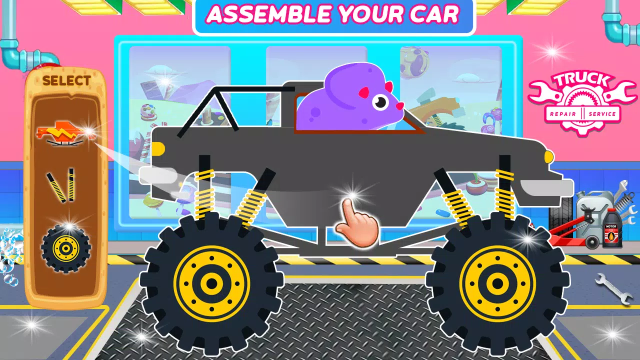 Dinosaurs Trucks Auto Workshop Screenshot 4