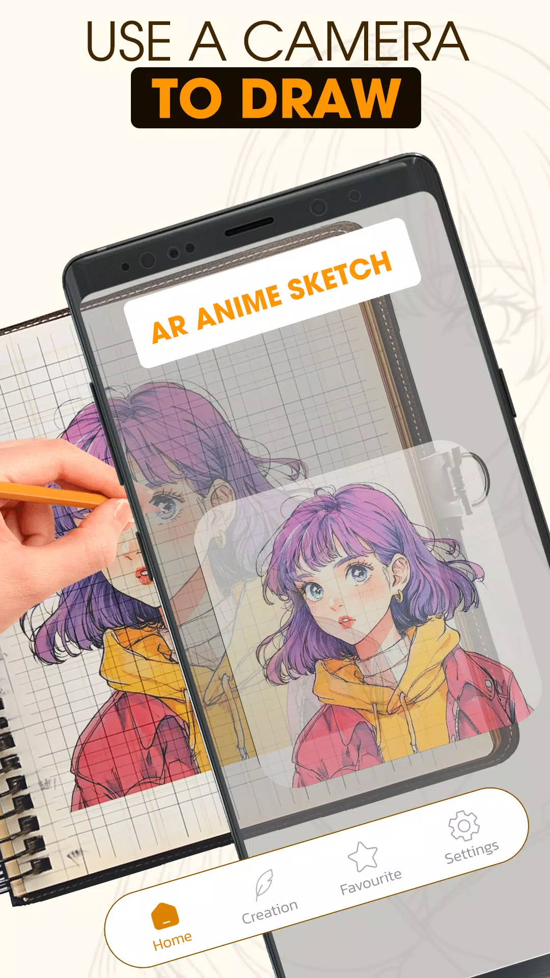 AR Anime Sketch: Trace & Draw应用截图第2张